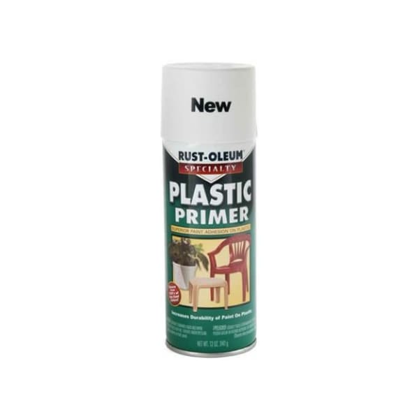 RustOleum 12Oz Plastic Whiteprimer Spray 209460 Zoro